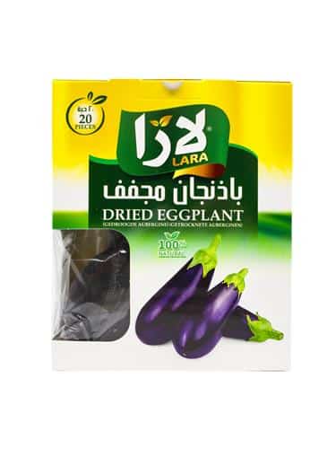 LARA Torkad Aubergine 60 g 25st