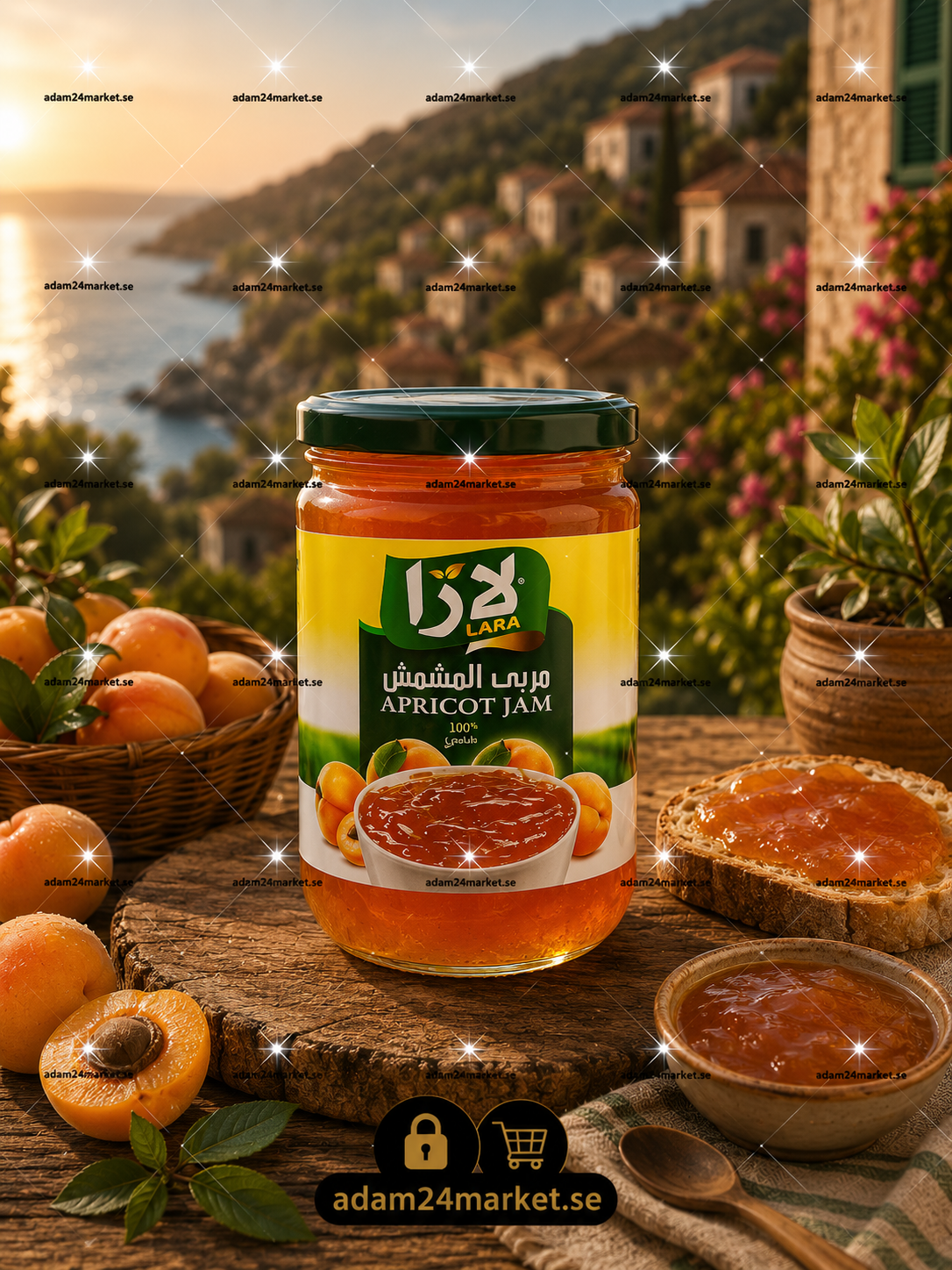 LARA Aprikosmarmelad 800 g