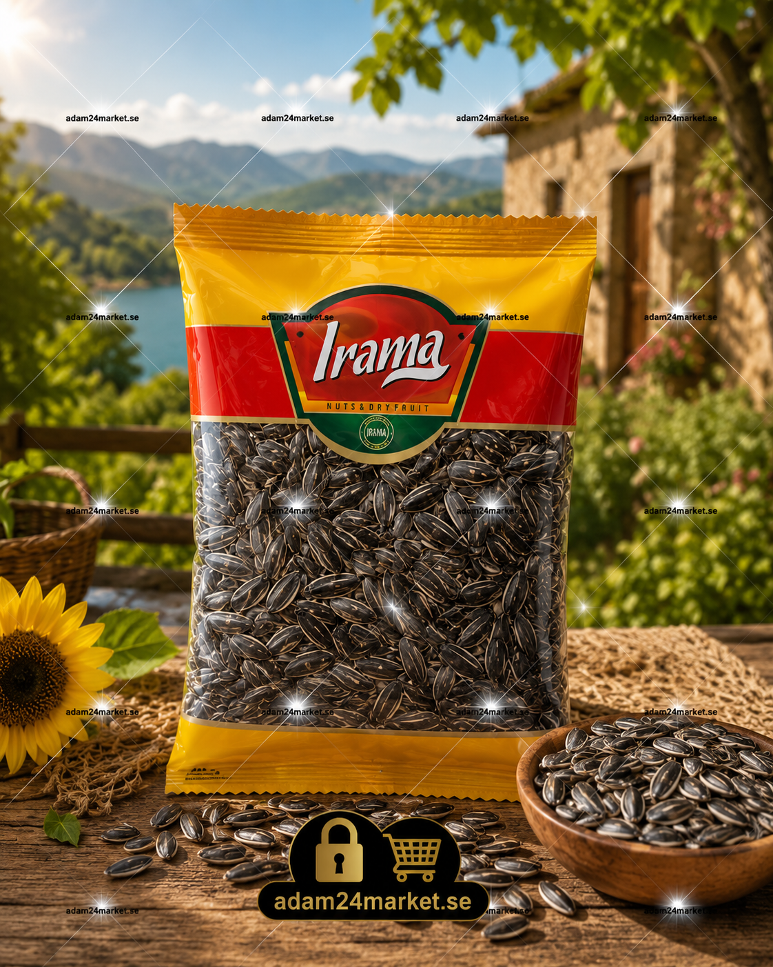 IRAMA Solrosfrö 400g