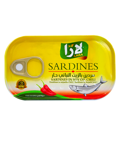 LARA Sardiner Med Chili 125g