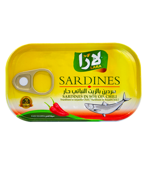 LARA Sardiner Med Chili 125g